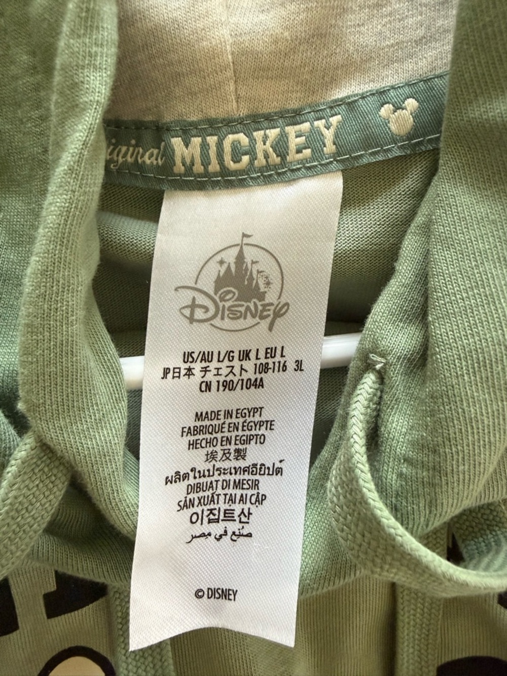 Walt Disney World Green Hoodie - Picture 2 of 2